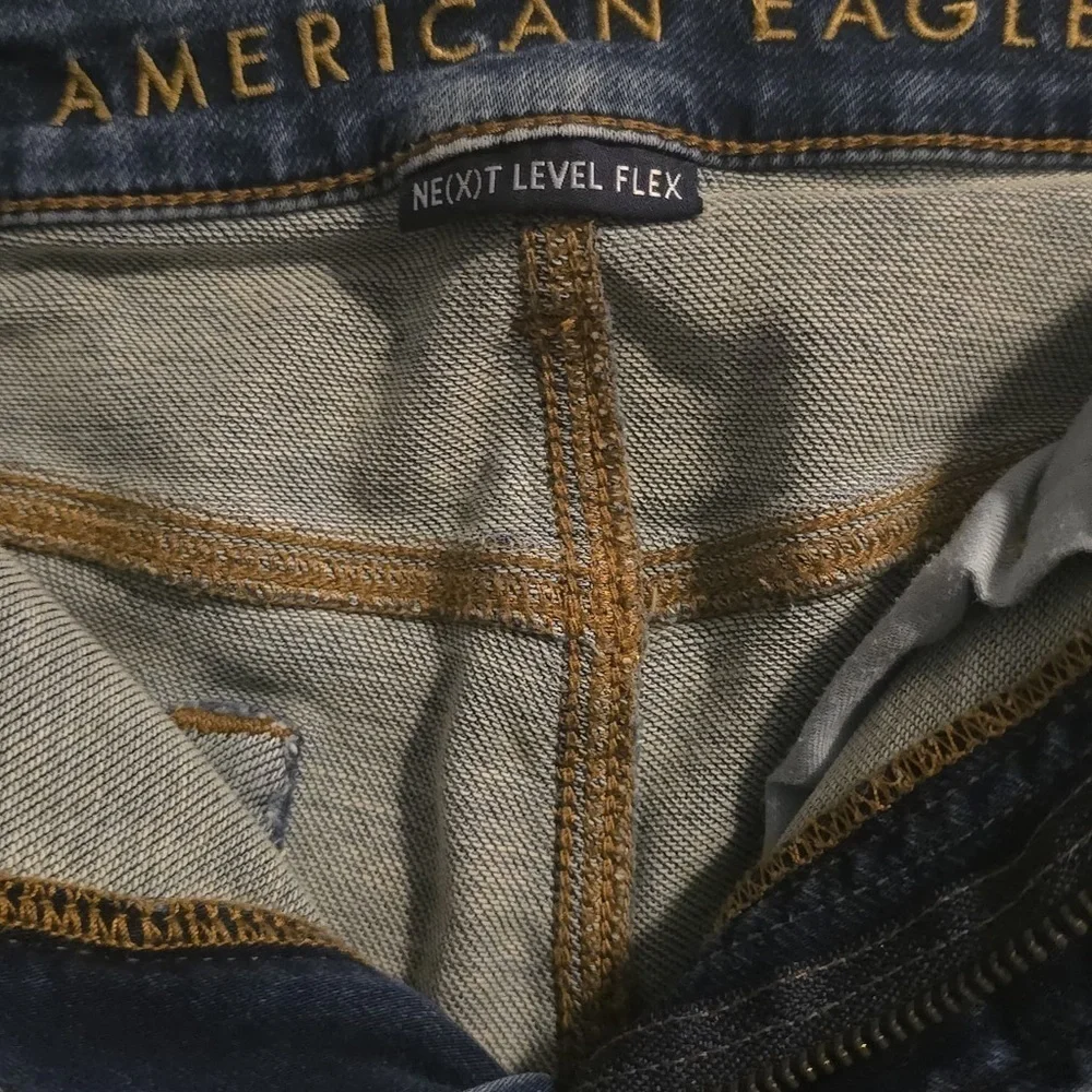 American Eagle Outfitters Dark Blue Straight Jeans
